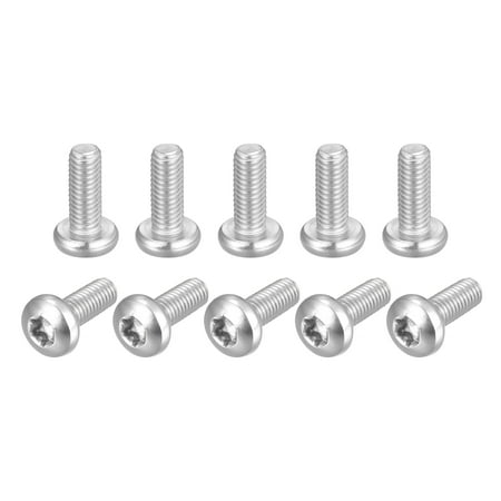 M6x16mm Torx Security Machine Screws 20 Pack 316 Stainless Steel Pan Head Tamper Proof Screw Fasteners Bolts
M6x16mm Torx Security Machine Screws 20 Pack 316 Stainless Steel Pan Head Tamper Proof Screw Fasteners Bolts