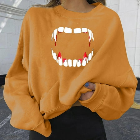 jsaierl Fall Sweatshirts for Women Loose Fit Long Sleeve Pullover Halloween Sweatshirt Crewneck Casual Tops for Women Lightweight Halloween Top for Women
jsaierl Fall Sweatshirts for Women Loose Fit Long Sleeve Pullover Halloween Sweatshirt Crewneck Casual Tops for Women Lightweight Halloween Top for Women