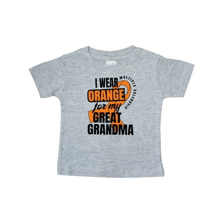 Inktastic I Wear Orange For My Great Grandma Multiple Sclerosis Awareness Gift Baby Boy or Baby Girl T-Shirt
Inktastic I Wear Orange For My Great Grandma Multiple Sclerosis Awareness Gift Baby Boy or Baby Girl T-Shirt