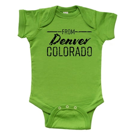 Inktastic From Denver Colorado in Black Distressed Text Gift Baby Boy or Baby Girl Bodysuit
Inktastic From Denver Colorado in Black Distressed Text Gift Baby Boy or Baby Girl Bodysuit