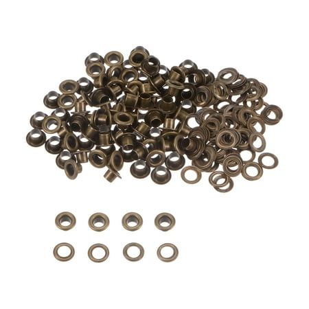 100set Grommets Kit Metal Eyelets 4mm Grommet Tool for Shoes Clothes Belt Bag DIY Project Bronze
100set Grommets Kit Metal Eyelets 4mm Grommet Tool for Shoes Clothes Belt Bag DIY Project Bronze