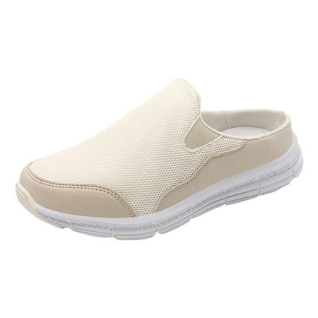 Casual Shoes for Women Women S New Style Comfortable Wrap Half Slipper Flat Bottom Soft Mesh Sports Casual Shoes Women Casual Shoes Mesh Beige 38
Casual Shoes for Women Women S New Style Comfortable Wrap Half Slipper Flat Bottom Soft Mesh Sports Casual Shoes Women Casual Shoes Mesh Beige 38