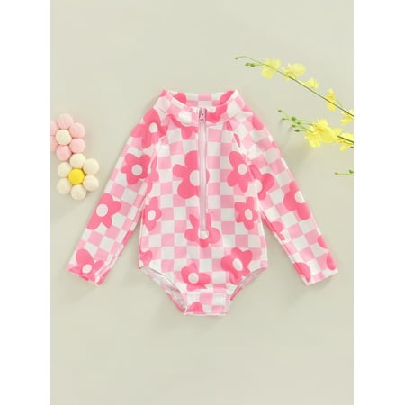Lieserram Baby Girls One-Piece Swimsuit 6 9 12 18 24 Months 2T 3T Long Sleeve Rush Guard Bikini Zipper Front Swimwear Bathing Suit
Lieserram Baby Girls One-Piece Swimsuit 6 9 12 18 24 Months 2T 3T Long Sleeve Rush Guard Bikini Zipper Front Swimwear Bathing Suit