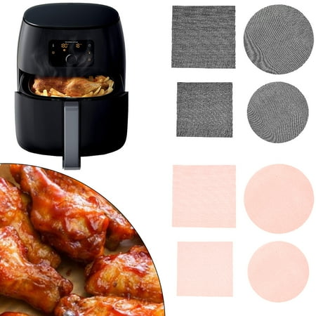 JTWEEN Silicone Air Fryer Mat 4Pcs Air Fryer Oven Accessories Reusable Paper Non-Stick Baking Paper Heat Resistant Silicone Oven Baking Mat for Baking Cooking
JTWEEN Silicone Air Fryer Mat 4Pcs Air Fryer Oven Accessories Reusable Paper Non-Stick Baking Paper Heat Resistant Silicone Oven Baking Mat for Baking Cooking