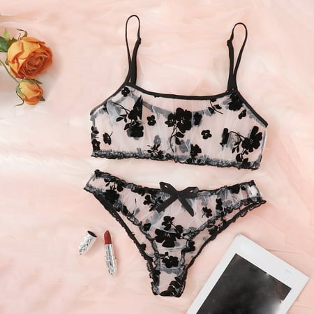 Lingerie For Women Plus Size Women Lingerie Flower Embroidery Thong Underwear New Sleepwear
Lingerie For Women Plus Size Women Lingerie Flower Embroidery Thong Underwear New Sleepwear