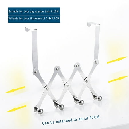 WANYNG Hooks Stainless Steel Door Rear Suspension Telescopic Hook Movable Folding Hook A
WANYNG Hooks Stainless Steel Door Rear Suspension Telescopic Hook Movable Folding Hook A