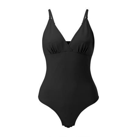 nsendm Bodysuit Thong Shapewear Slimming Backless Body Shaper Deep V Neck Shaper Sweating Waist Trainer Womens Underwear Black Large
nsendm Bodysuit Thong Shapewear Slimming Backless Body Shaper Deep V Neck Shaper Sweating Waist Trainer Womens Underwear Black Large