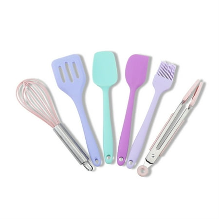 6 Pieces Silicone Spatulas Set Oil Brush Whisk Milk Frother Food Clip Tong Mini Baking Utensils Tools
6 Pieces Silicone Spatulas Set Oil Brush Whisk Milk Frother Food Clip Tong Mini Baking Utensils Tools