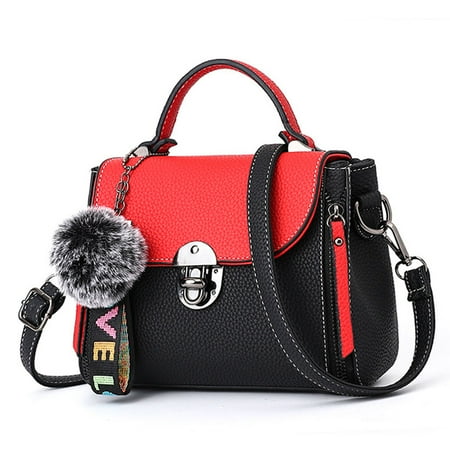Sofullue Fashion Women Leather Fur Ball Pendant Shoulder Bag Tote Top Handle Bags Purse C
Sofullue Fashion Women Leather Fur Ball Pendant Shoulder Bag Tote Top Handle Bags Purse C