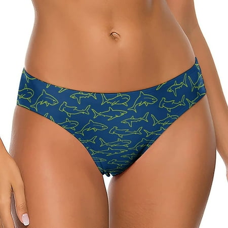 Swimming Shark Women s Thongs Sexy T Back G-Strings Panties Underwear Panty