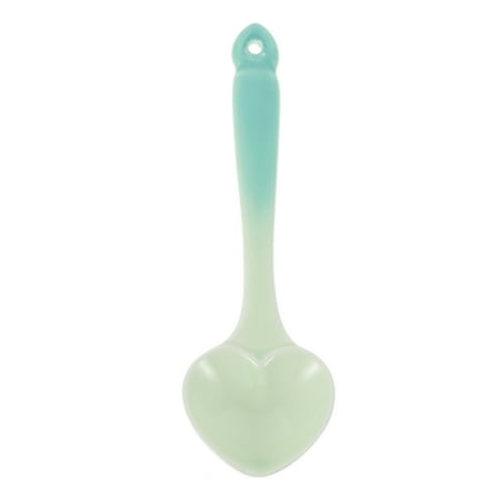 Heart Shape Ceramic Spoon Dessert Stirring Spoons Home Teaspoon Dinnerware