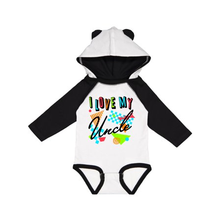 Inktastic I Love My Uncle- 80s Retro Style Gift Baby Boy or Baby Girl Long Sleeve Bodysuit
Inktastic I Love My Uncle- 80s Retro Style Gift Baby Boy or Baby Girl Long Sleeve Bodysuit