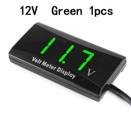 Leke 1pcs Multi-color 12V Digital LED Display Voltage Surface Panel Meter for Car (Green)
Leke 1pcs Multi-color 12V Digital LED Display Voltage Surface Panel Meter for Car (Green)