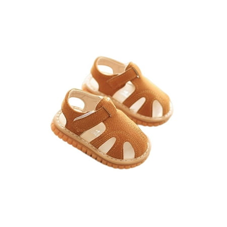 Tenmix Unisex Summer Sandal Closed Toe Beach Sandals Comfortable Flats Shoe Magic Tape Casual Shoes Girls Boys Non-slip Cute Yellow 4.5C
Tenmix Unisex Summer Sandal Closed Toe Beach Sandals Comfortable Flats Shoe Magic Tape Casual Shoes Girls Boys Non-slip Cute Yellow 4.5C