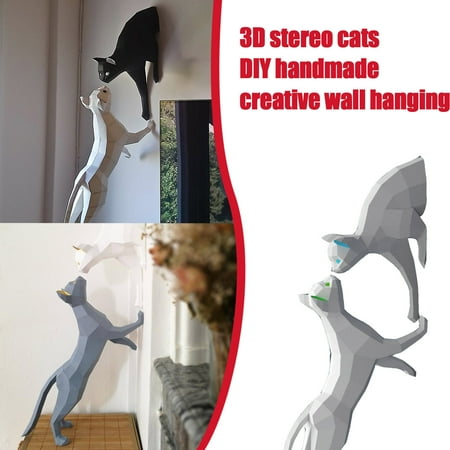 3D stereo DIY Wall Decorationcats DIY handmade creative wall hanging Home Decor Pendant TANGNADE
3D stereo DIY Wall Decorationcats DIY handmade creative wall hanging Home Decor Pendant TANGNADE
