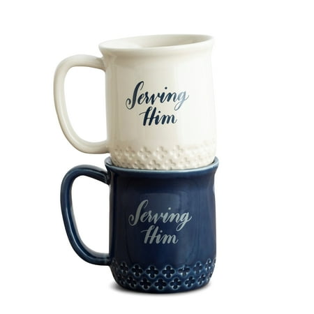 DaySpring Serving Him Mug Gift Set Set of 2 519518302