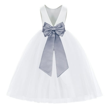 Ekidsbridal White V-Back Satin Special Occasion Dresses for Toddler Girls Junior Pageant Mini Bridal Gown 219T M
Ekidsbridal White V-Back Satin Special Occasion Dresses for Toddler Girls Junior Pageant Mini Bridal Gown 219T M