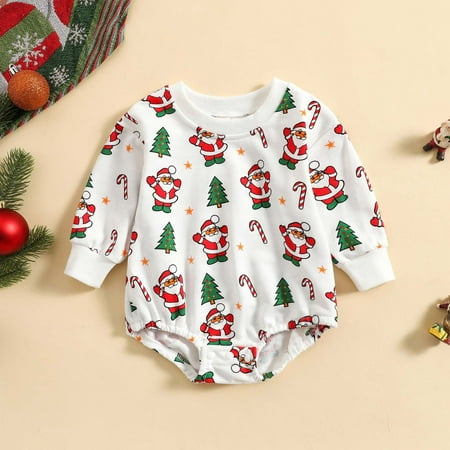 Mchoice Baby Girl Boy Fall Outfits Infant Crewneck Sweatshirt Romper Oversized Sweater Onesie Cute Winter Christmas Clothes on Clearance
Mchoice Baby Girl Boy Fall Outfits Infant Crewneck Sweatshirt Romper Oversized Sweater Onesie Cute Winter Christmas Clothes on Clearance