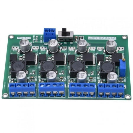 Fugacal Power Supply Module Adjustable Power Supply Module LM2596 4 Independent Channel 3.3V/5V/12V/Adjustable Power Supply Converter Module
Fugacal Power Supply Module Adjustable Power Supply Module LM2596 4 Independent Channel 3.3V/5V/12V/Adjustable Power Supply Converter Module
