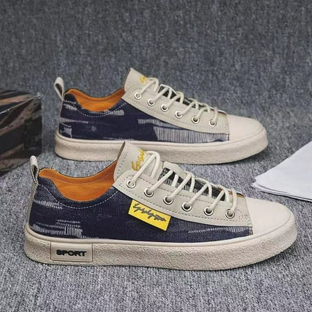NAYUKA Fashion Blue Canvas Sneakers Men‘s Anti-odor Jeans Shoes Males Sneakers Man Denim Loafers Trainers Student Boys Slip On Sneakers
NAYUKA Fashion Blue Canvas Sneakers Men‘s Anti-odor Jeans Shoes Males Sneakers Man Denim Loafers Trainers Student Boys Slip On Sneakers