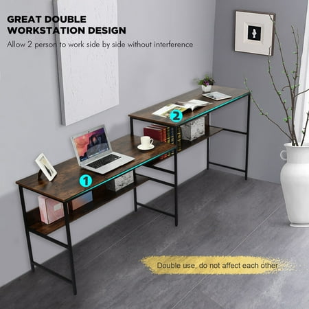 TOYFUNNY New Sit + Stand Tsble Double Workstation With Storage Large Dual Work Table
TOYFUNNY New Sit + Stand Tsble Double Workstation With Storage Large Dual Work Table