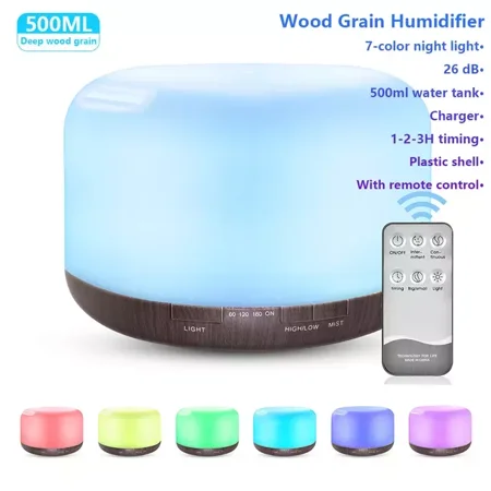 Grain Essential Oil Diffuser Ultrasonic Air Humidifier Diffuser Aromatherapy Humidifier Xiomi Mist Maker LED light
Grain Essential Oil Diffuser Ultrasonic Air Humidifier Diffuser Aromatherapy Humidifier Xiomi Mist Maker LED light
