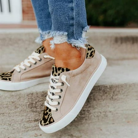 Tangnade Winter Clearance Ladies Flat Leopard Pattern Canvas Casual Shoes Fashion Lace Up Shoes for Women
Tangnade Winter Clearance Ladies Flat Leopard Pattern Canvas Casual Shoes Fashion Lace Up Shoes for Women