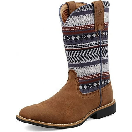 Twisted X Kid s Hooey® Boot Lion Brown & Ash Grey Multi 12.5 M