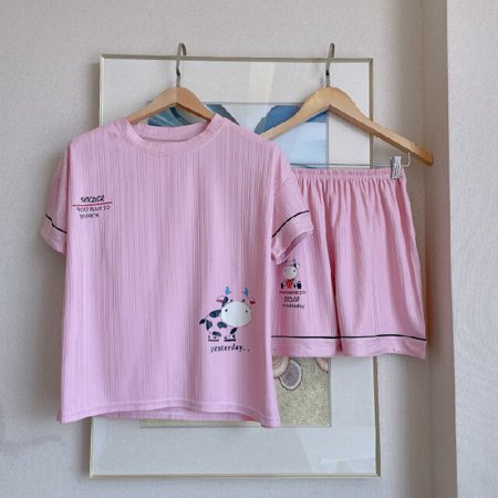 DanceeMangoo Girl Sleepwear Set Cute Cartoon Summer Women Pajamas Set Pijama Short Women Pyjamas Suit Female Home Clothing Nightwear
DanceeMangoo Girl Sleepwear Set Cute Cartoon Summer Women Pajamas Set Pijama Short Women Pyjamas Suit Female Home Clothing Nightwear