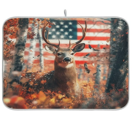 Realistic Deer Dish Drying Mat Kitchen Mats Microfiber Counter Absorbent Dish Pad Drainer Rack
Realistic Deer Dish Drying Mat Kitchen Mats Microfiber Counter Absorbent Dish Pad Drainer Rack