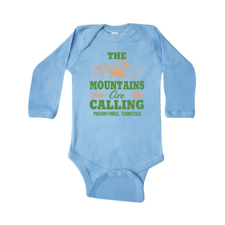 Inktastic Pigeon Forge Tennessee The Mountains Are Calling Gift Baby Boy or Baby Girl Long Sleeve Bodysuit
Inktastic Pigeon Forge Tennessee The Mountains Are Calling Gift Baby Boy or Baby Girl Long Sleeve Bodysuit