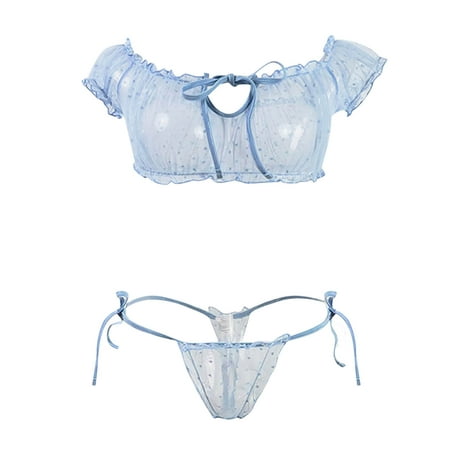 Cathalem Cute Lingerie for Women Mesh Lingerie For Women Bandage Halter Underwear Set Wrap Satin Garter Lingerie for Women Underwear Sky Blue Medium
Cathalem Cute Lingerie for Women Mesh Lingerie For Women Bandage Halter Underwear Set Wrap Satin Garter Lingerie for Women Underwear Sky Blue Medium