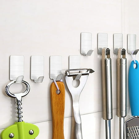 NUZYZ 8Pcs/Set Adhesive Bathroom Wall Hanger Hook Sticky Kitchen Holder Organizer
NUZYZ 8Pcs/Set Adhesive Bathroom Wall Hanger Hook Sticky Kitchen Holder Organizer