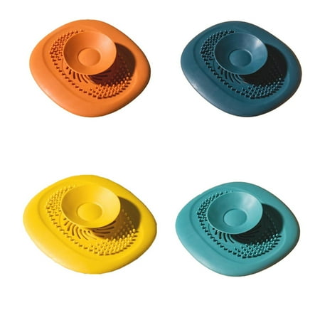 PRINxy DrainCover Clearance 4PC Anti-clogging Silicone Filter Sink Bathroom Hair Drains Plug For Kitchen
PRINxy DrainCover Clearance 4PC Anti-clogging Silicone Filter Sink Bathroom Hair Drains Plug For Kitchen
