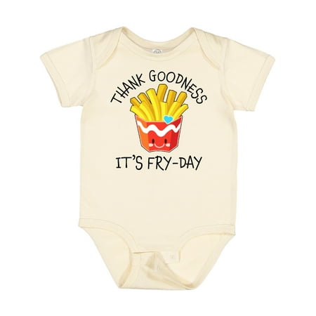 Inktastic Thank Goodness Its Fry-day- French Fries Gift Baby Boy or Baby Girl Bodysuit
Inktastic Thank Goodness Its Fry-day- French Fries Gift Baby Boy or Baby Girl Bodysuit