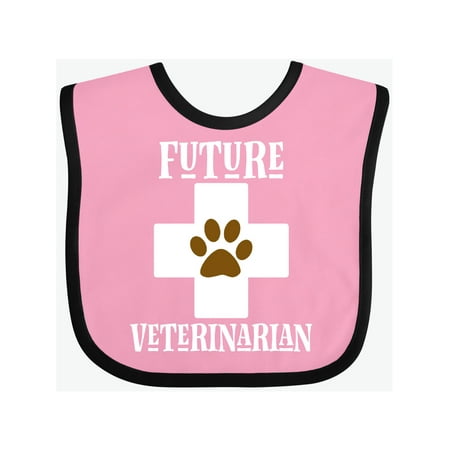 Inktastic Vet Future Veterinarian Childs Gift Baby Boy or Baby Girl Bib