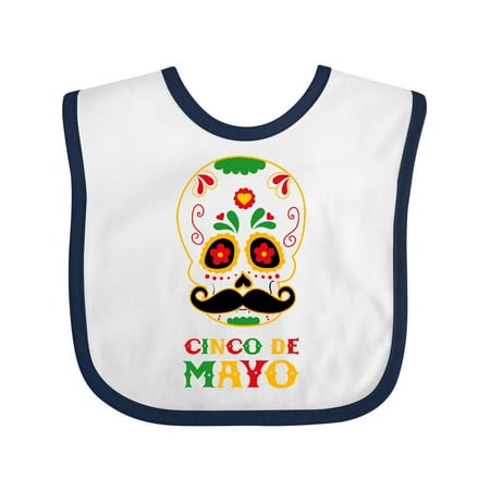 Inktastic Cinco De Mayo Skull Gift Baby Boy or Baby Girl Bib
