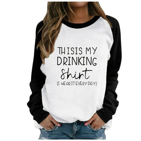 Sayhi Women Letter Print Shirt Loose Pullover Top Blouse Tee Long Sleeve Casua Sweatshirt Women Pajamas Set Cotton
Sayhi Women Letter Print Shirt Loose Pullover Top Blouse Tee Long Sleeve Casua Sweatshirt Women Pajamas Set Cotton