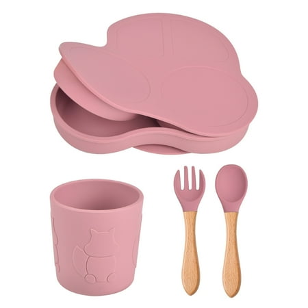 ZPAQI Toddler Baby Food Grade Silicone Tableware Set Car Shape Self Feeding Divided Suction Plate Dish with Lid Spoon Fork Cup Infant Dinnerware
ZPAQI Toddler Baby Food Grade Silicone Tableware Set Car Shape Self Feeding Divided Suction Plate Dish with Lid Spoon Fork Cup Infant Dinnerware