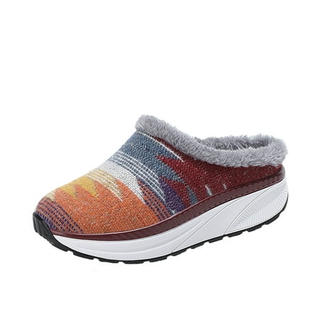 VerPetridure Women Winter Shoes Flying Woven Slippers Thick Sole Outdoor Comfort Leisure Warm Shoes
VerPetridure Women Winter Shoes Flying Woven Slippers Thick Sole Outdoor Comfort Leisure Warm Shoes