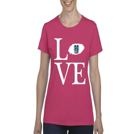 Love Mexico State of Aguascalientes Women's Short Sleeve T-Shirt