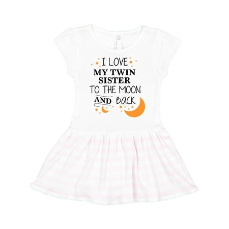 Inktastic I Love My Twin Sister To The Moon and Back Gift Toddler Girl Dress
Inktastic I Love My Twin Sister To The Moon and Back Gift Toddler Girl Dress