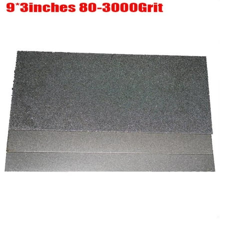 9x3.14inch Knife diamond whetstone plate 3000 Grit 80 Grit jade polishing tools