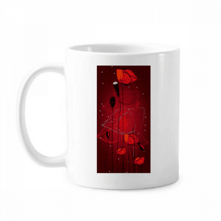 Red Flowers Art Painting Corn Mug Pottery Cerac Coffee Porcelain Cup Tableware
Red Flowers Art Painting Corn Mug Pottery Cerac Coffee Porcelain Cup Tableware
