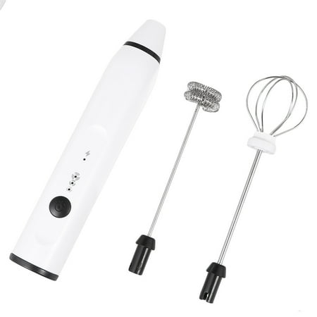 Rechargeable Whisk 1Pc 2-in-1 USB Rechargeable Egg Whisk Egg Blender Egg Stirrer 3-level Milk Maker Milk Foamer (White)
Rechargeable Whisk 1Pc 2-in-1 USB Rechargeable Egg Whisk Egg Blender Egg Stirrer 3-level Milk Maker Milk Foamer (White)
