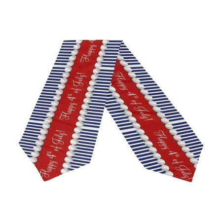 POPCreation Baseball 4th of July Stripe Dining Table Runner Bed Runner 13x70 Inches Red and Blue Home Table Top Decoration Party Supplies
POPCreation Baseball 4th of July Stripe Dining Table Runner Bed Runner 13x70 Inches Red and Blue Home Table Top Decoration Party Supplies