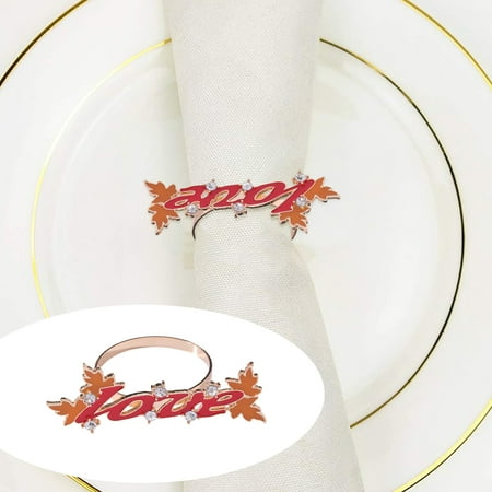 Clearance! Souwang Party Decor Creative English Letter Napkin Ring Thanksgiving Napkin Buckle Restaurant Simple Lovers Western Restaurant Napkin Ring
Clearance! Souwang Party Decor Creative English Letter Napkin Ring Thanksgiving Napkin Buckle Restaurant Simple Lovers Western Restaurant Napkin Ring