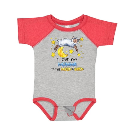 Inktastic I Love My Nonna to the Moon and Back Cute Sheep Gift Baby Boy or Baby Girl Bodysuit
Inktastic I Love My Nonna to the Moon and Back Cute Sheep Gift Baby Boy or Baby Girl Bodysuit