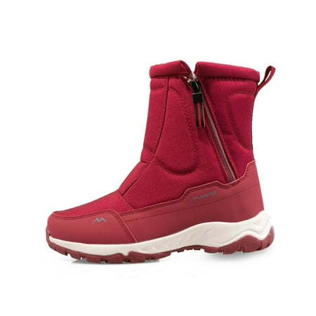 Crocowalk Womens Breathable Plush Lining Mid Calf Boot Cold Weather Zip Up Winter Warm Shoes Comfort Snow Boots Jujube Red 6
Crocowalk Womens Breathable Plush Lining Mid Calf Boot Cold Weather Zip Up Winter Warm Shoes Comfort Snow Boots Jujube Red 6