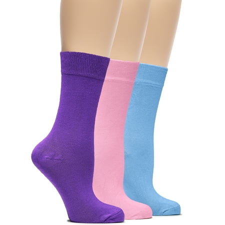 Hugh Ugoli Womens Soft Bamboo Dress Socks for Business 3 Pairs Purple/Pink/Blue Shoe Size: 9-12
Hugh Ugoli Womens Soft Bamboo Dress Socks for Business 3 Pairs Purple/Pink/Blue Shoe Size: 9-12